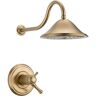 Delta Cassidy TempAssure 17T Series 1-Handle Shower Faucet Trim Kit Only in Champagne Bronze (Valve Not Included)