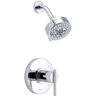 Gerber Parma Single Handle 5-Spray Shower Faucet 1.75 GPM with Treysta Pressure Balance Cartridge in Chrome