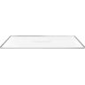 Transolid Zero Threshold 79 in. L x 40 in. W Customizable Threshold Alcove Shower Pan Base with Center Drain in White