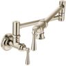 MOEN Wall Mounted Swing Arm Pot Filler in Polished Nickel