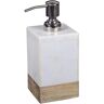 Creative Labs Taj Elite Natural Marble and Mango Wood Liquid Soap Dispenser