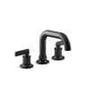 KOHLER Castia By Studio McGee 2-Handle Deck-Mount Bath Faucet Trim in Matte Black