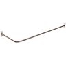 Barclay Products 66 in. x 26 in. Corner Shower Rod in Polished Nickel