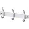 Ian 8.7 in . J-Hook Robe/Towel Hook in Brushed Steel 16GS-36124