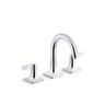 KOHLER Venza 8 in. Widespread Double Handle Bathroom Faucet in Polished Chrome