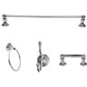 ARISTA Highlander Collection 4-Piece Bathroom Accessory Set in Chrome