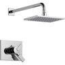 Delta Vero 1-Handle Shower Only Faucet Trim Kit in Chrome (Valve Not Included)