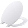 KOHLER Brevia Round Closed Front Toilet Seat with Quick-Release Hinges in White