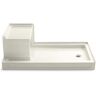 KOHLER Tresham 60 in. x 36 in. Single Threshold Shower Base in Biscuit