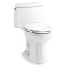KOHLER Santa Rosa Revolution 360 One-Piece 1.28 GPF Single Flush Elongated Toilet in White (Seat Included, 3-Pack)