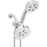 Speakman Neo Anystream 3-Spray Patterns with 2.5 GPM 5.5 in. and 4 in. Wall Mount Dual Shower Heads in Chrome