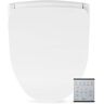 BIO BIDET Slim TWO Electric Smart Bidet Toilets Seat for Elongated Toilets in White with Remote Control and Nightlight