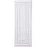 Eddie Bauer Logan White 22 in. x 60 in. Solid Cotton 1-Piece Runner Rug