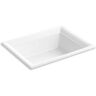 KOHLER Artifacts 21 in. Rectangular Drop-In Bathroom Sink in White