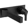 Delta Zura Single-Handle Wall Mount Bathroom Faucet Trim Kit in Matte Black (Valve Not Included)
