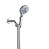 Handheld Shower Head with On/Off Pause Switch 7-Spray Wall Mount Handheld Shower Head 1.75 GPM in ‎Polished Chrome