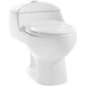 Swiss Madison Chateau 1-Piece 0.8/1.28 GPF Dual Flush Elongated Toilet in White