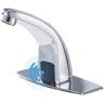 FLG Commercial Single-Hole Touchless Bathroom Sink Faucet Smart Automatic Sensor Basin Vanity Faucets in Polished Chrome