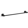 KOHLER Rubicon 24 in. Wall Mount Towel Bar in Matte Black