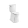 KOHLER Valiant Complete Solution 2-Piece 1.28 GPF Single-Flush Elongated Toilet with 14 in. Rough-in in White