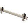 Delta 55-60 in. Contemporary Frameless Sliding Bathtub Track Assembly Kit in Nickel (For 1/4 in. (6mm) Glass)