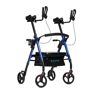 Aoibox 4-Wheel Stand Up Walker Rollator in Blue