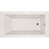Hydro Systems Shannon 66 in. Acrylic Right Hand Drain Rectangular Alcove Whirlpool Bathtub in White