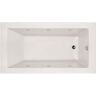 Hydro Systems Shannon 60 in. Acrylic Rectangular Drop-in Whirlpool Bathtub in White