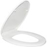 DEERVALLEY Elongated Quick-Release Soft-Close Closed Front Toilet Seat in White