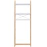 Umbra Bellwood 66 in. H x 24 in. W x 10.3 in. D Over the Toilet Storage Shelf in White