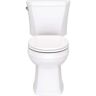 Gerber Avalanche 2-Piece 1.28 GPF Single Flush Elongated Toilet in White with Slow Close Seat