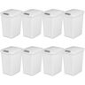 Sterilite 7.5 gal. Touch-Top Wastebasket with Titanium Latch, (8-Pack)