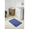Better Trends Lilly Crochet Collection Blue 100% Cotton 4-Piece (17 in.x24 in.:20 in.x20 in.:21 in.x34 in.:24 in.x40 in.) Bath Rug Set