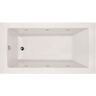 Hydro Systems Shannon 60 in. Acrylic Left Hand Drain Rectangular Alcove Whirlpool Bathtub in White