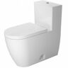 Duravit ME by Starck 1-piece 0.92 GPF Dual Flush Elongated Toilet in. White (Seat Not Included )