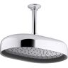 KOHLER Statement 1-Spray Patterns with 1.75 GPM 10 in. Wall Mount Fixed Shower Head in Polished Chrome