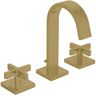 Speakman Lura 8 in. Widespread 2-Handle Bathroom Faucet with Cross Handles and Pop-Up Drain Assembly in Brushed Bronze