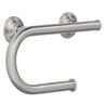 MOEN Home Care 12 in. x 1 in. Screw Grab Bar with Integrated Paper Holder in Brushed Nickel