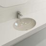 BOCCHI Parma 22 in. Undermount Fireclay Bathroom Sink in Biscuit with Overflow