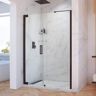 DreamLine Elegance-LS 63-3/4 in. to 65-3/4 in. W x 72 in. H Frameless Pivot Shower Door in Oil Rubbed Bronze