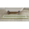 Better Trends Hotel Collection Sage/White 20 in. x 60 in. 100% Cotton Bath Rug