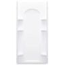 STERLING Ensemble 36 in. x 72-1/2 in. 1-Piece Direct-to-Stud Shower Back Wall in White