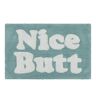 Jessica Simpson Nice Butt 20 in. x 32 in. BLue Novelty Cotton Rectangular Bath Mat
