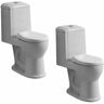 RENOVATORS SUPPLY MANUFACTURING Child Potty Training One-Piece Toilet 1.25 GPF Single Flush Round Seat Toilet in White (Pack of 2)