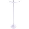 Allied Carolina Free Standing Euro Style Toilet Paper Holder in Matte White