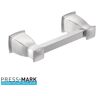 MOEN Hensley Pivoting Double Post Toilet Paper Holder with Press and Mark in Chrome