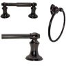 ARISTA Highlander Collection 3-Piece Bathroom Hardware Kit in Oil-Rubbed Bronze