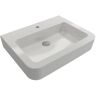 BOCCHI Parma 25.5 in. 1-Hole with Overflow Wall-Mounted Fireclay Bathroom Sink in White