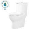 OVE Decors Beverly 2-Piece 1.1/1.6 GPF Dual Flush Elongated Toilet in White, Seat Included