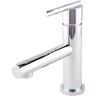 Gerber Parma Single Handle Single Hole Mount Bathroom Faucet with Metal Touch Down Drain and Deck Plate in Chrome